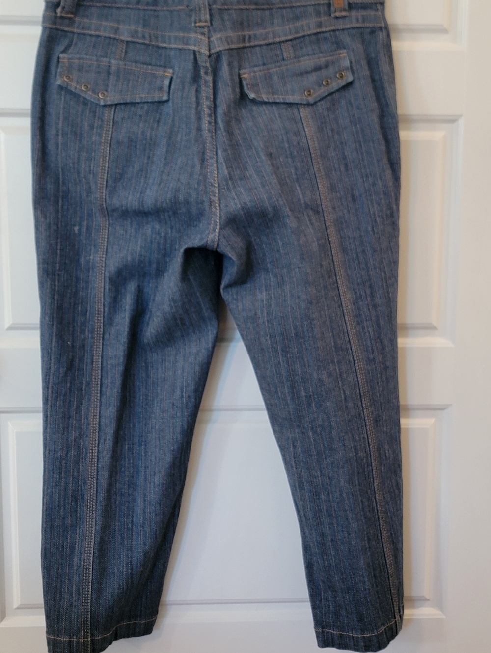 French Dressing Olivia Pintuck Wide-Leg denim pants Size 6 - Picture 6 of 11